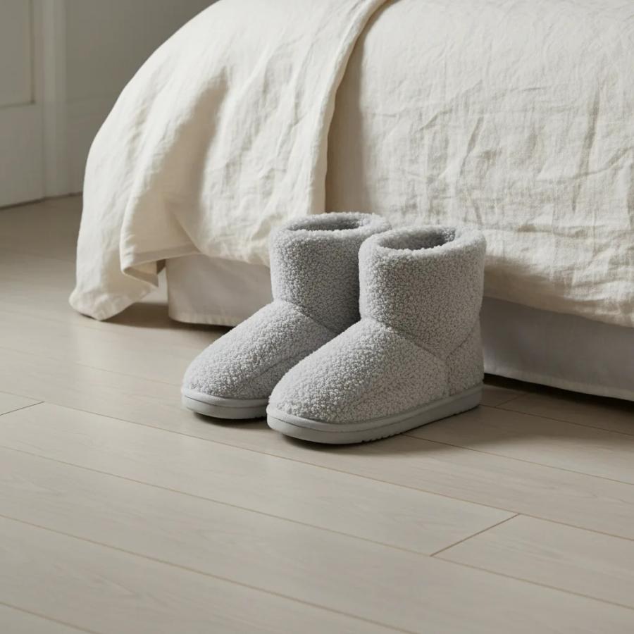 Pantufa Bota Cano Médio com Solado Antiderrapante - 3