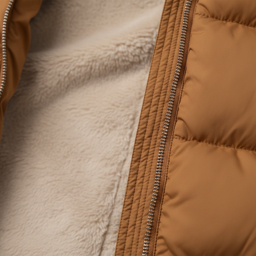 Jaqueta Blusa Feminina Puffer Forrada Impermeável Inverno - 6