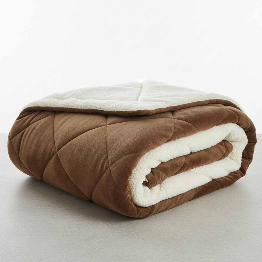 Coberdrom Queen Sherpa - Dupla Face - 2,40m x 2,20m 4