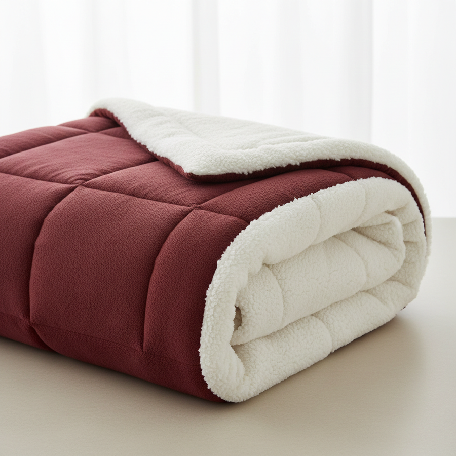 Coberdrom Queen Sherpa - Dupla Face - 2,40m x 2,20m