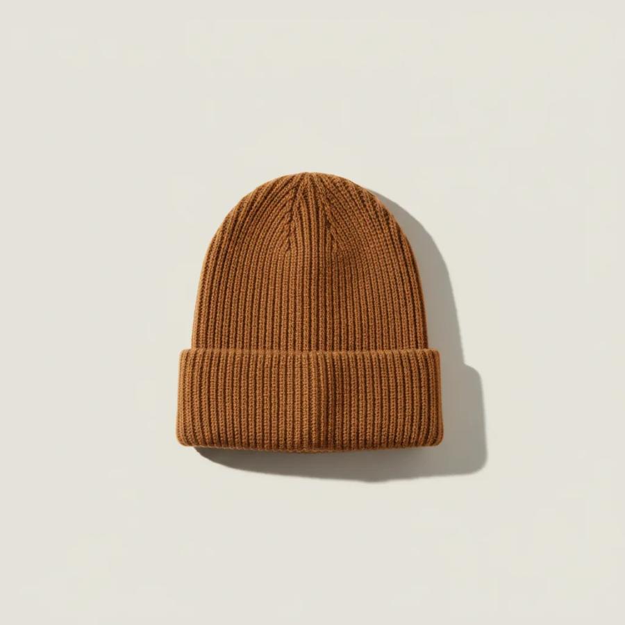 Touca Beanie de Tricô Canelado Unissex - 3
